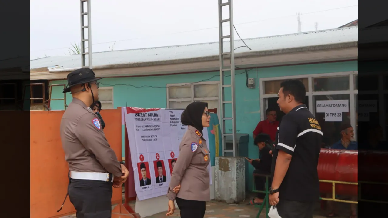 Kapolres Solok tinjau TPS Pilwana di Alahan Panjang